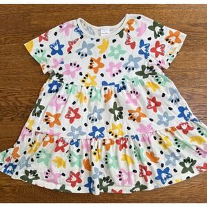 Hanna Andersson Girls' Floral Tiered Top Size 10